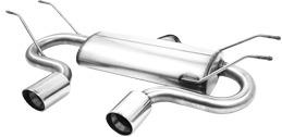 Sport mufflers for specific car model